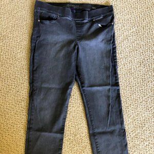 Elastic waist black skinny jeans Women's 14